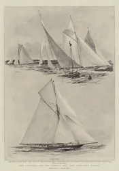 The Struggle for the America Cup, the Competing Yachts